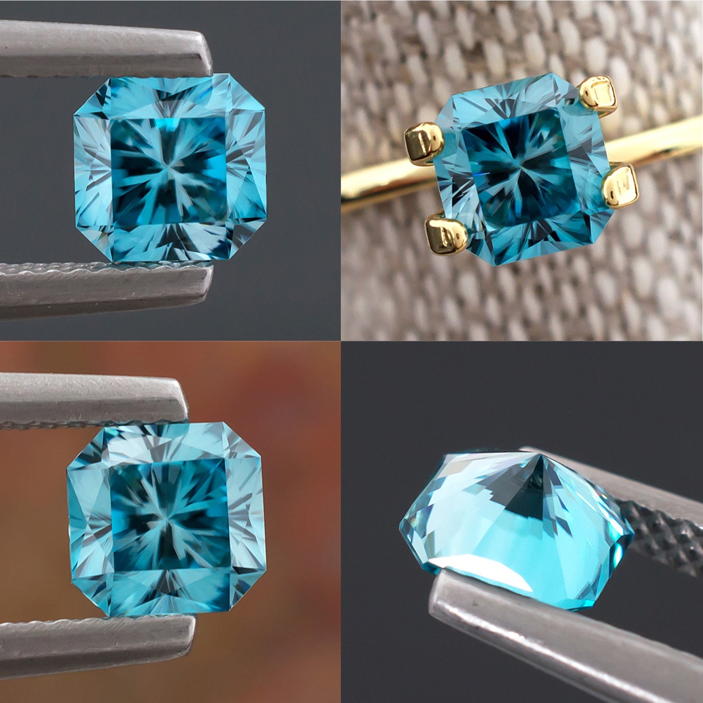 1,54 ct blauer Zirkon