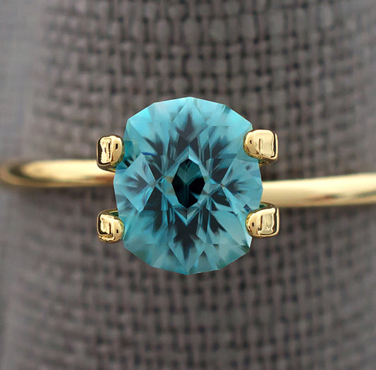 Zircon bleu 2,19 ct