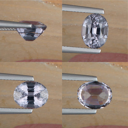 3.05ct Blue Spinel Colored Gemstone Collage II 
