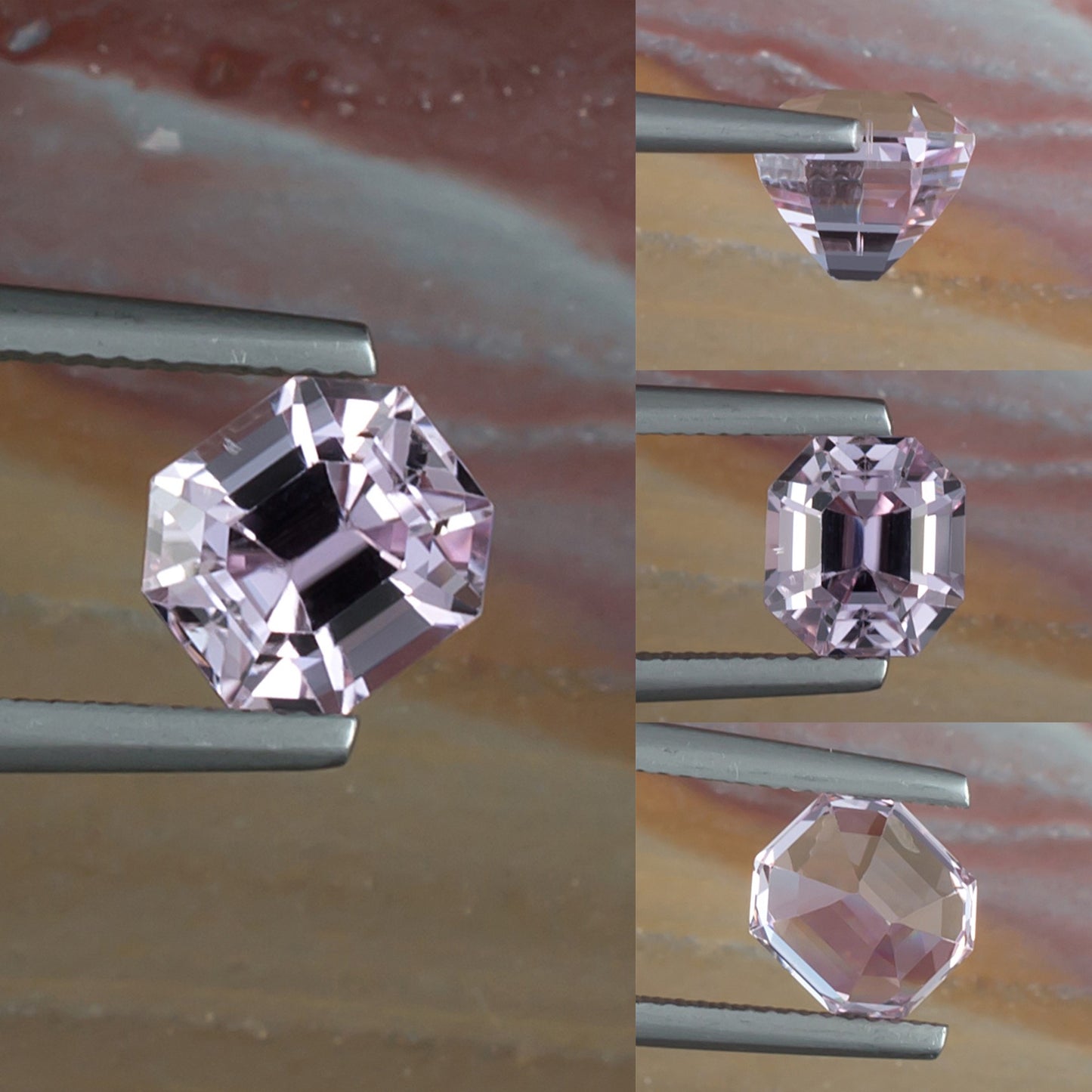 3.23ct Kunzite Colored Gemstone Collage I
