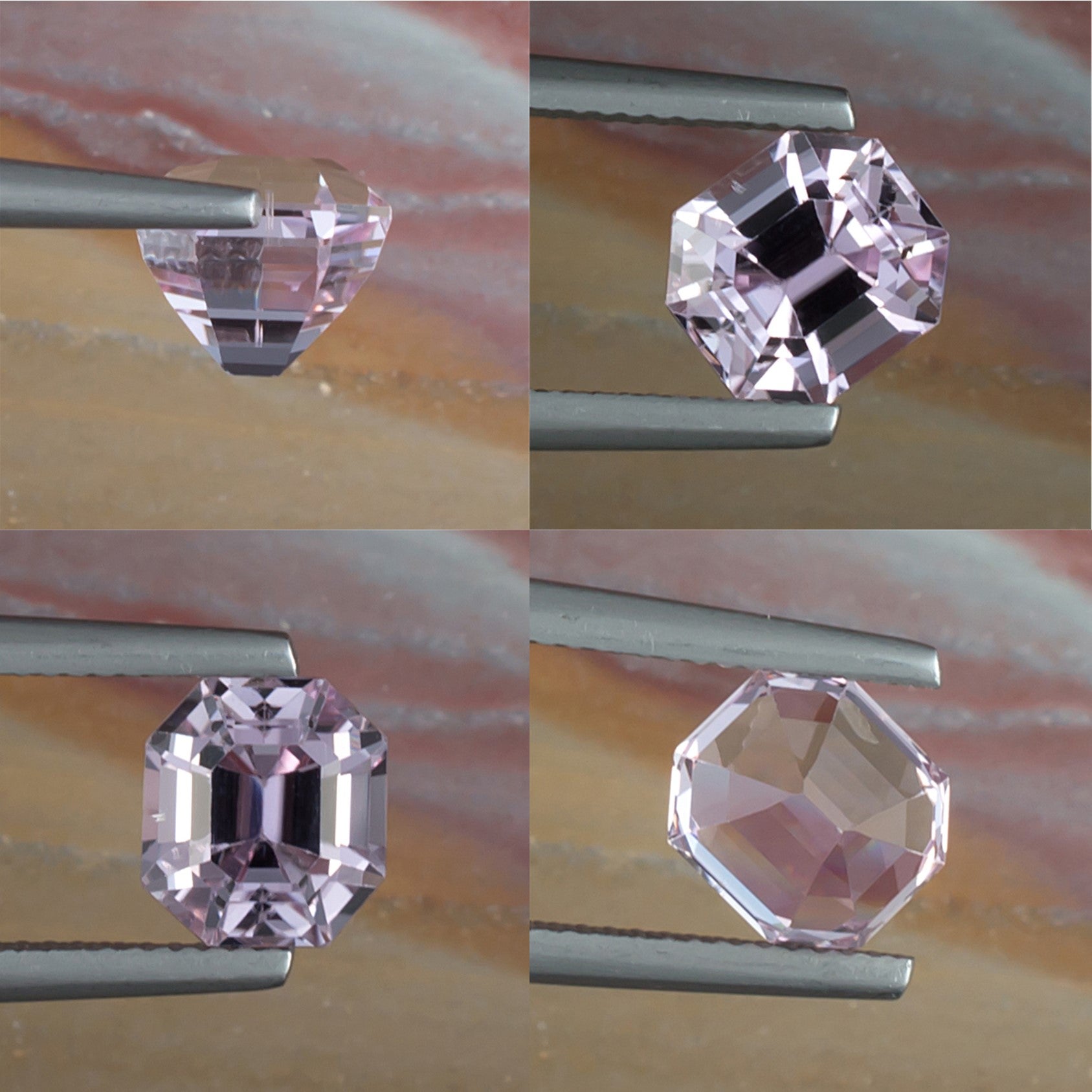 3.23ct Kunzite Colored Gemstone Collage II
