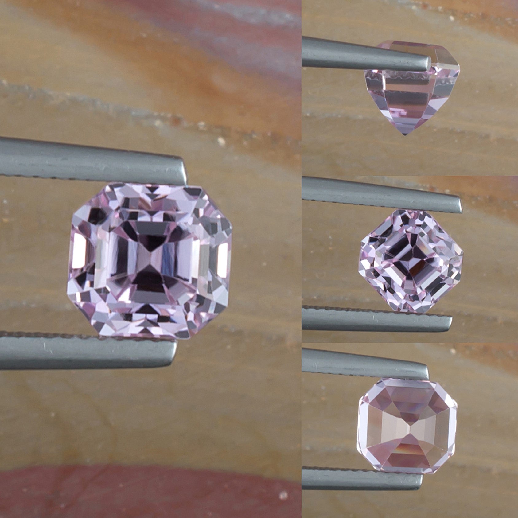 3.29ct Kunzite Colored Gemstone Collage I

