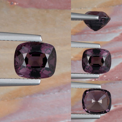 3.41ct Lavender Spinel Colored Gemstone Collage I 

