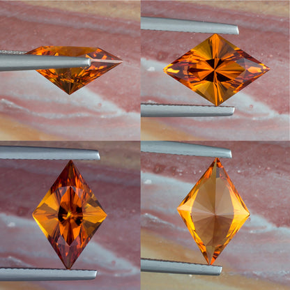 3.52ct Citrine Colored Gemstone Collage II 
