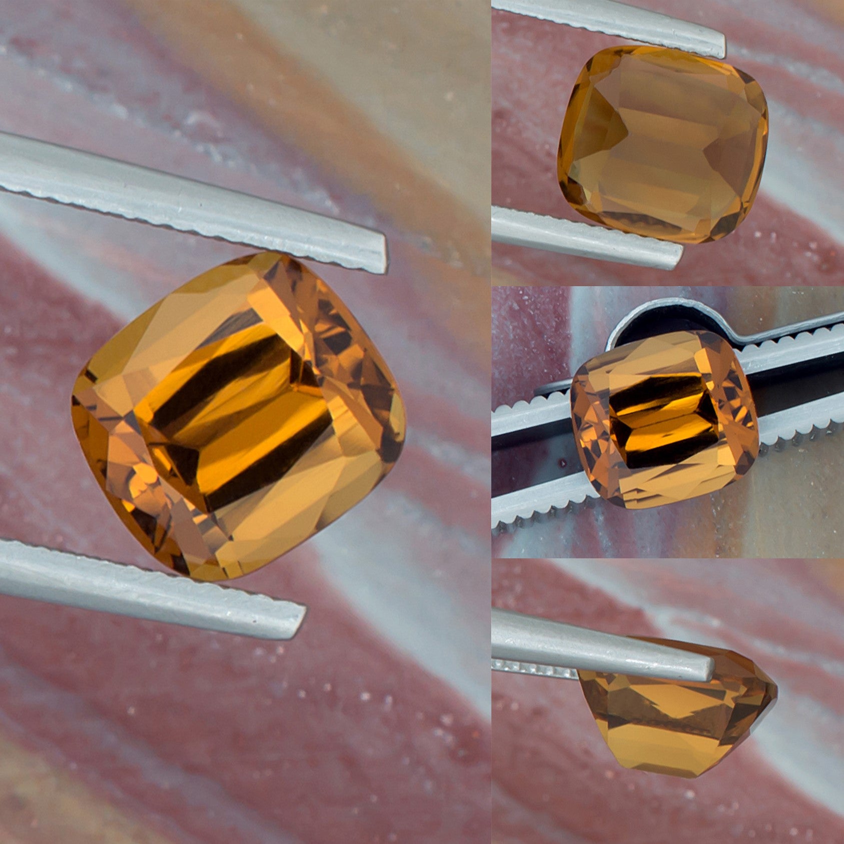 3.53ct Citrine Colored Gemstone Collage II 