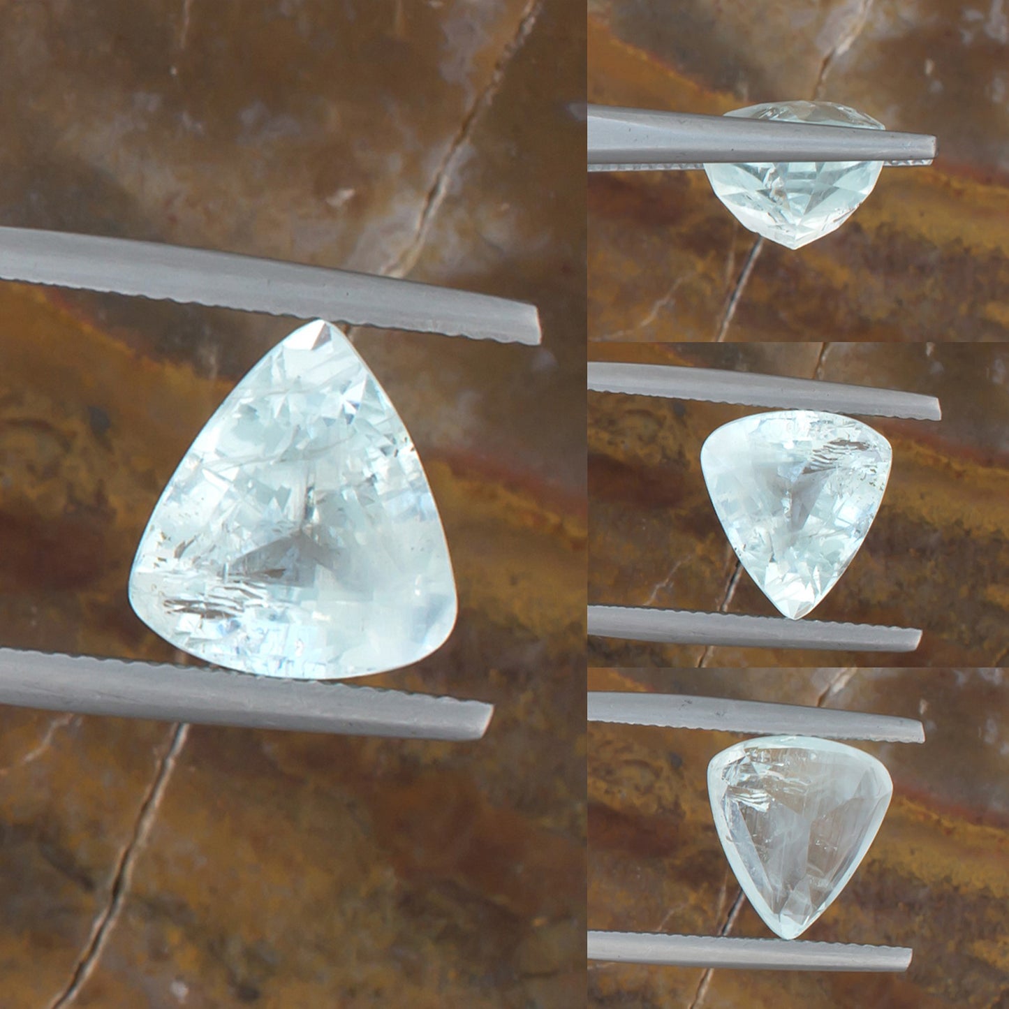 4.70ct Aquamarine Colored Gemstone Collage II 
