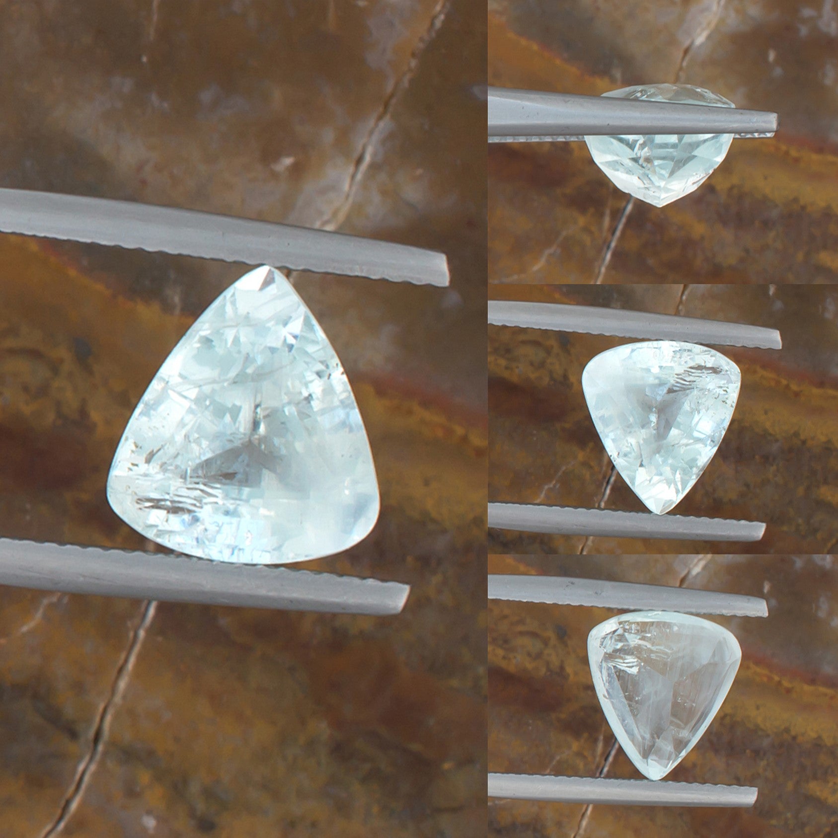 4.70ct Aquamarine Colored Gemstone Collage II 

