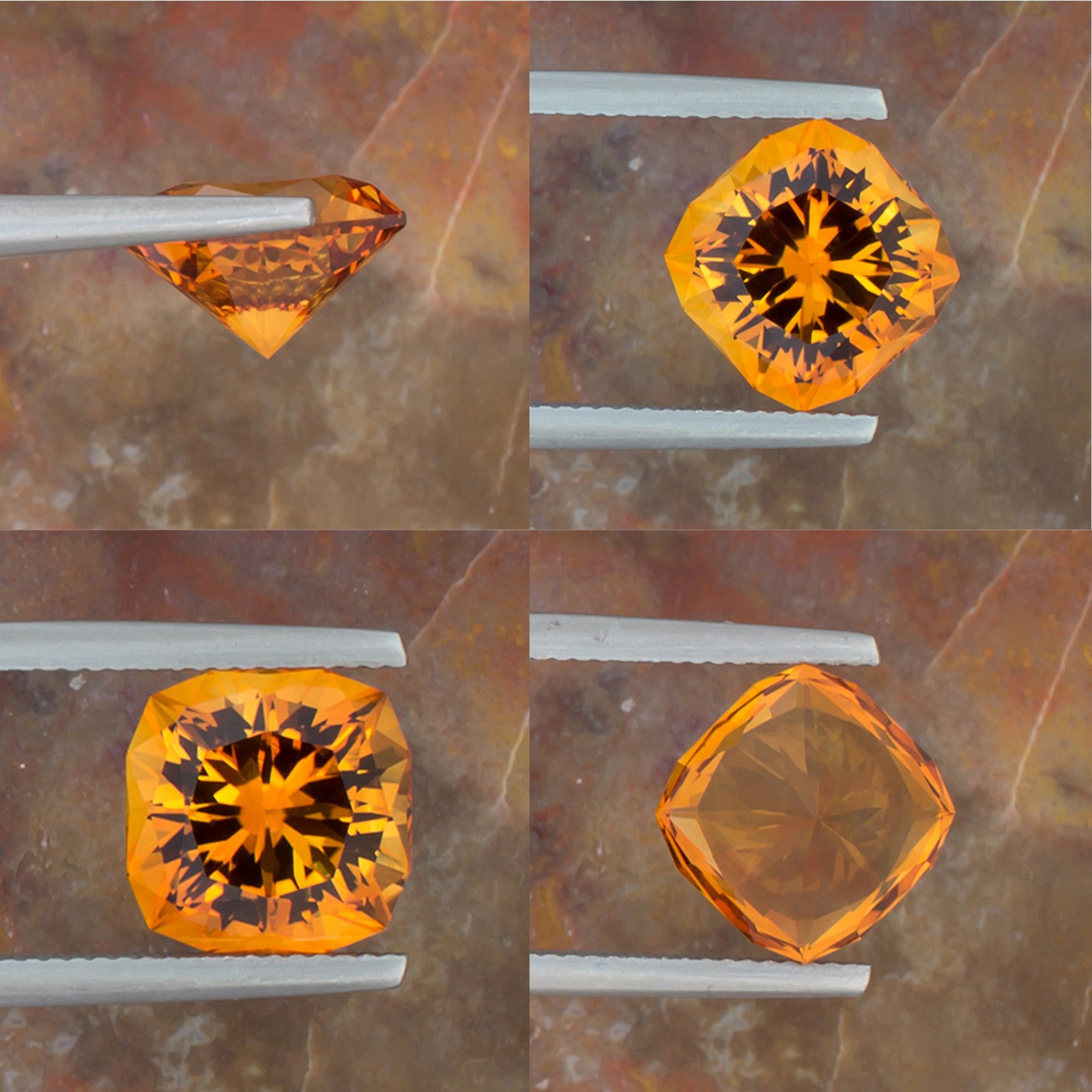 4.94ct Citrine Colored Gemstone Collage I 

