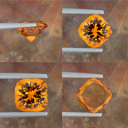 4.94ct Citrine Colored Gemstone Collage I 
