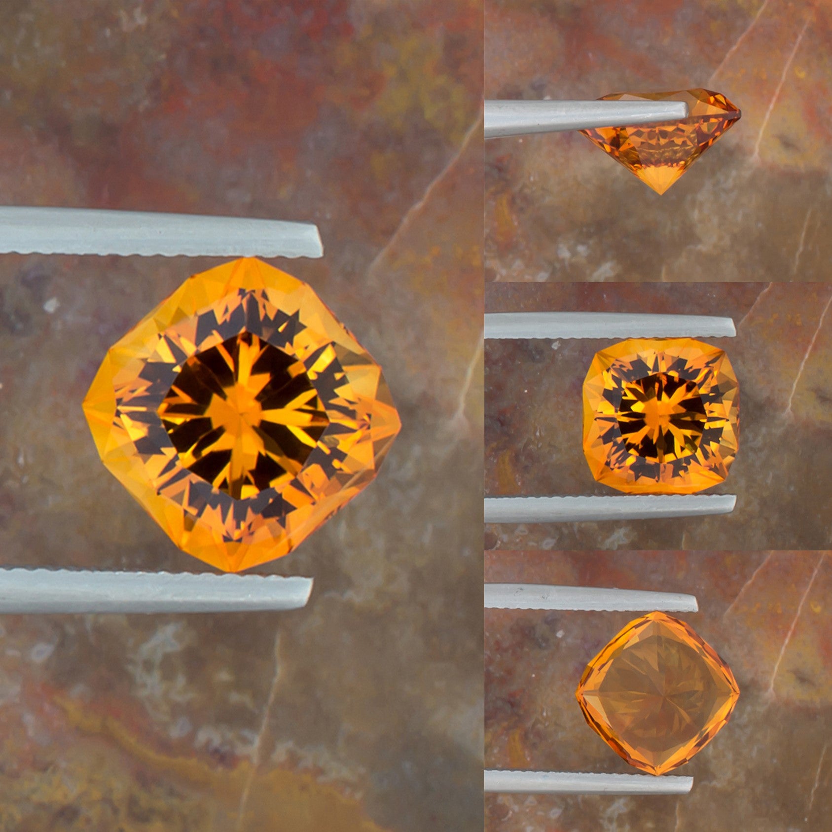4.94ct Citrine Colored Gemstone Collage II 

