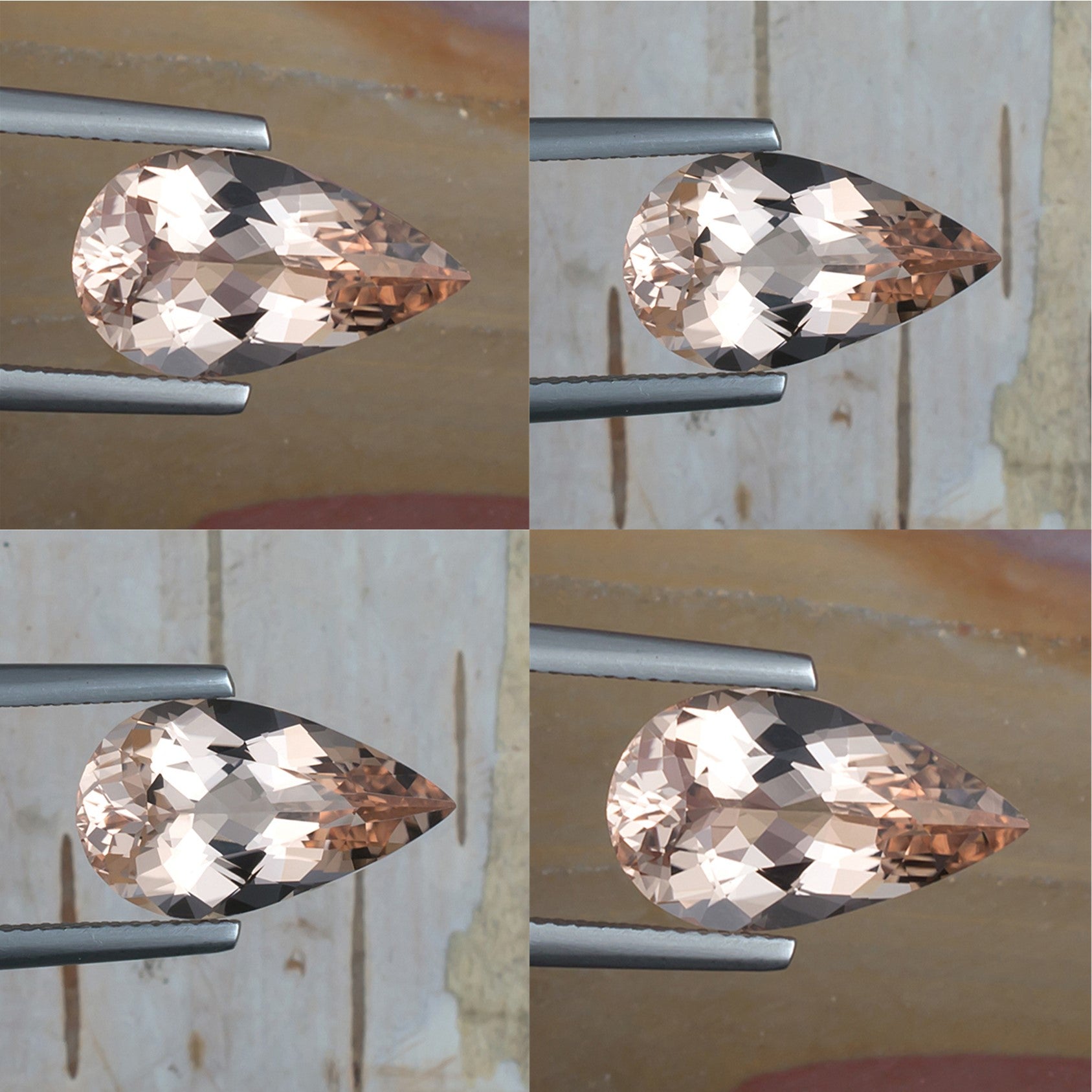 5.00ct Morganite Colored Gemstone Collage 
