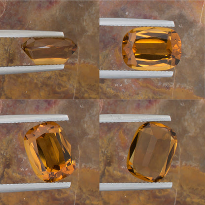 5.26ct Citrine Colored Gemstone Collage I 
