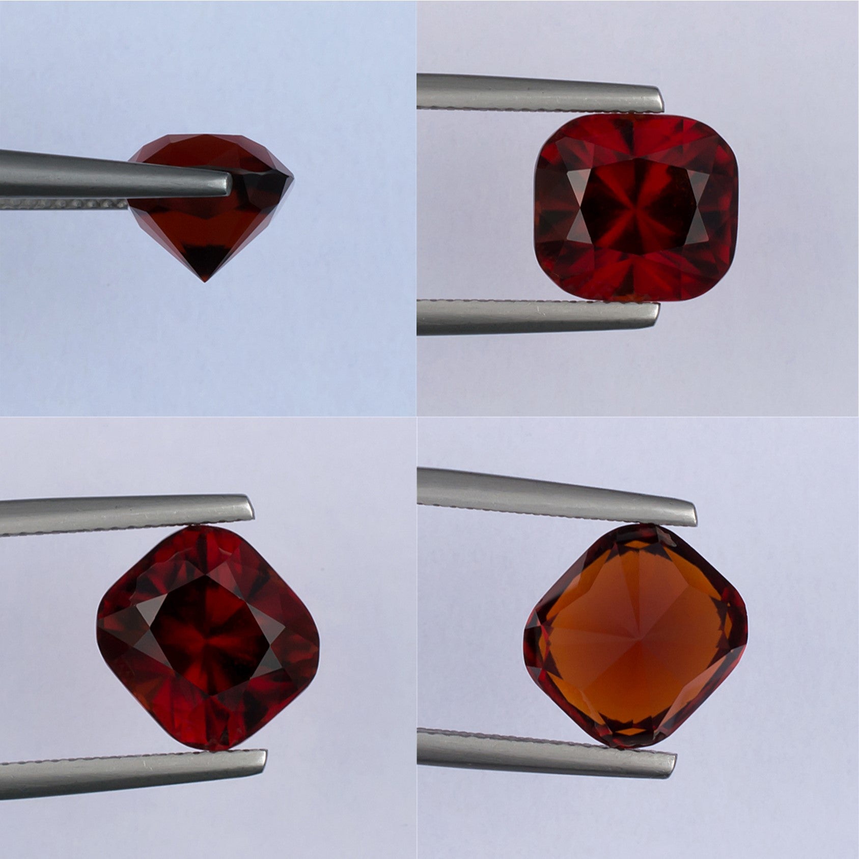 6.45ct Hessonite Garnet Colored Gemstone Collage
