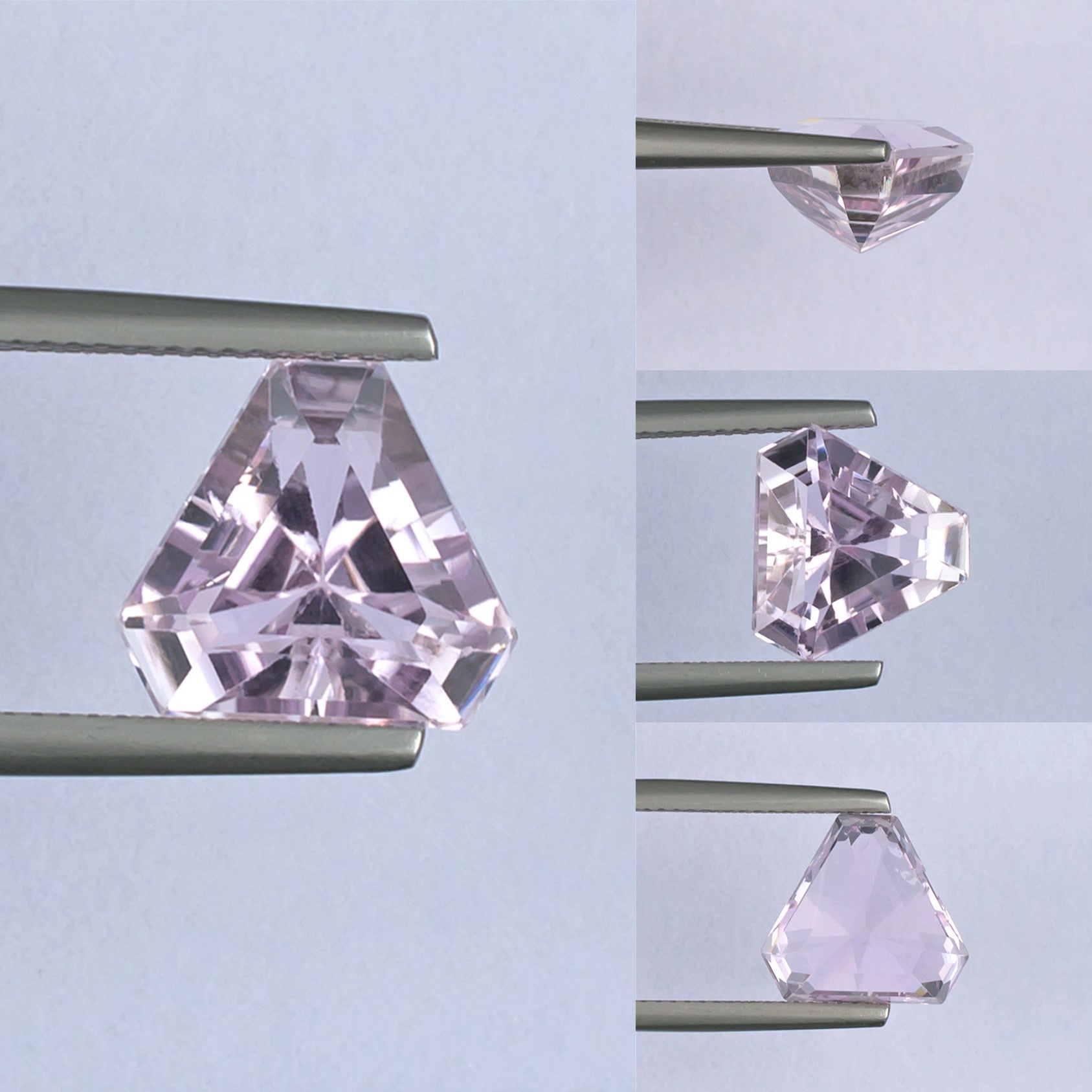 6.57ct Kunzite Colored Gemstone Collage 
