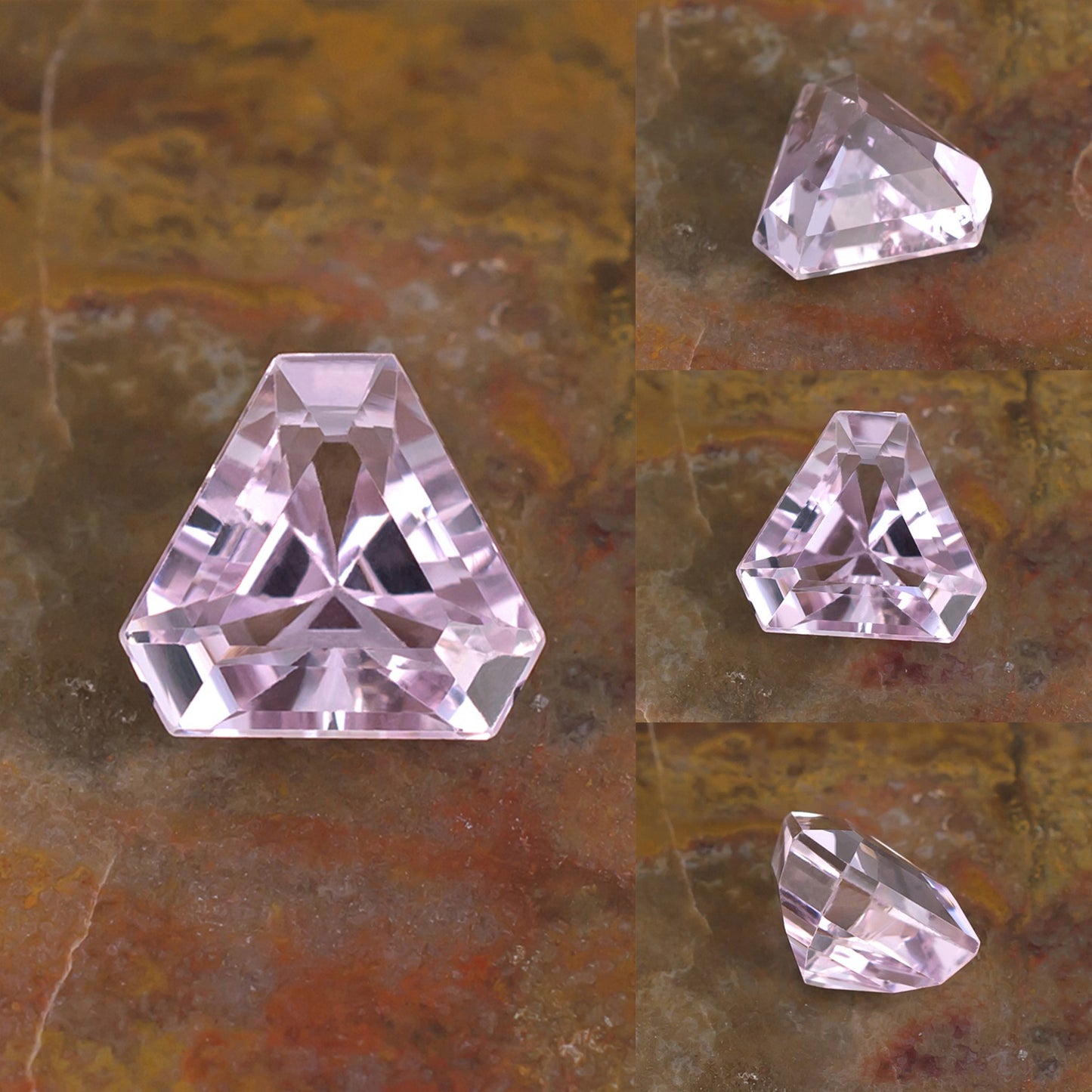6.57ct Kunzite Colored Gemstone Collage 
