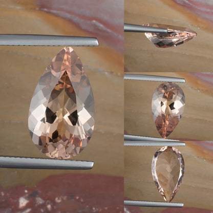 7.12ct Morganite Colored Gemstone Collage I
