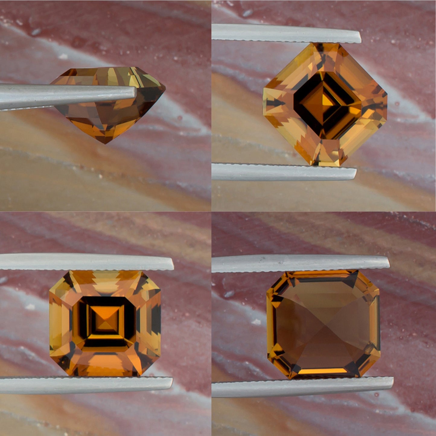 7.61ct Golden Tourmaline Collage II 
