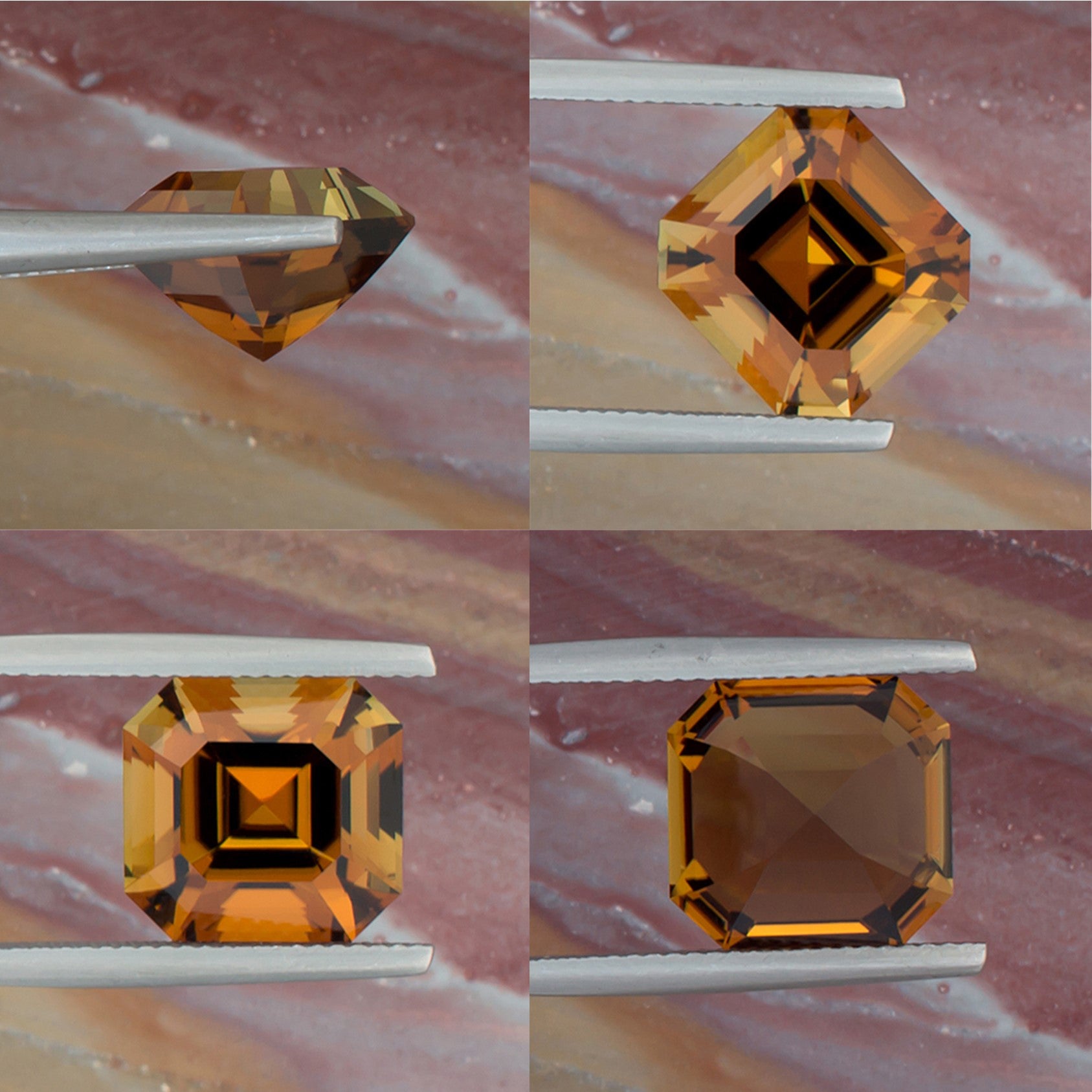 7.61ct Golden Tourmaline Collage II 

