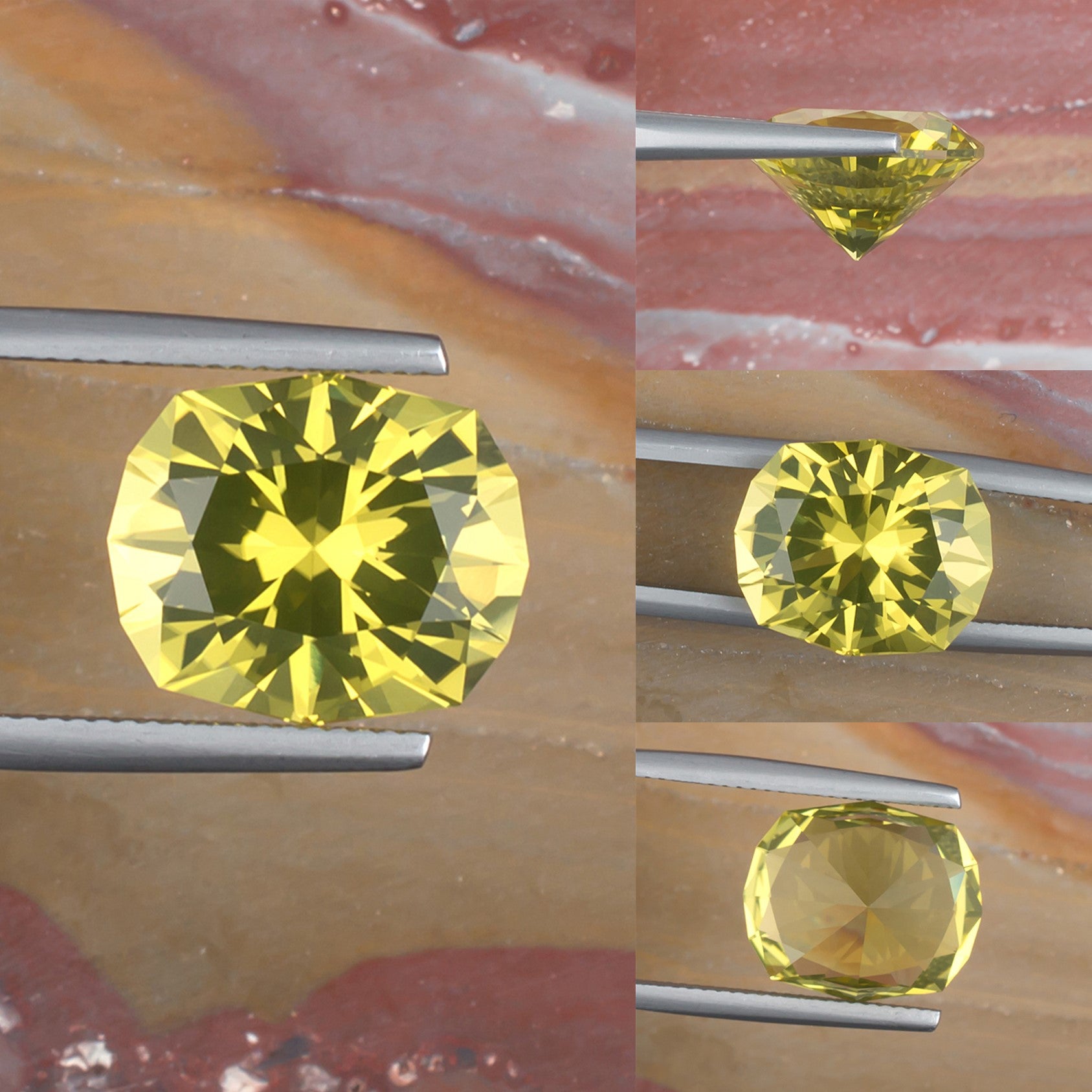 8.13ct Citrine Colored Gemstone Collage I
