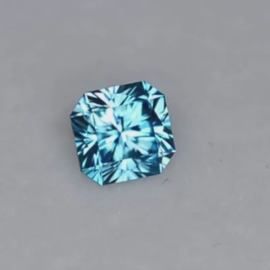 Blue Zircon Colored Gemstone Video